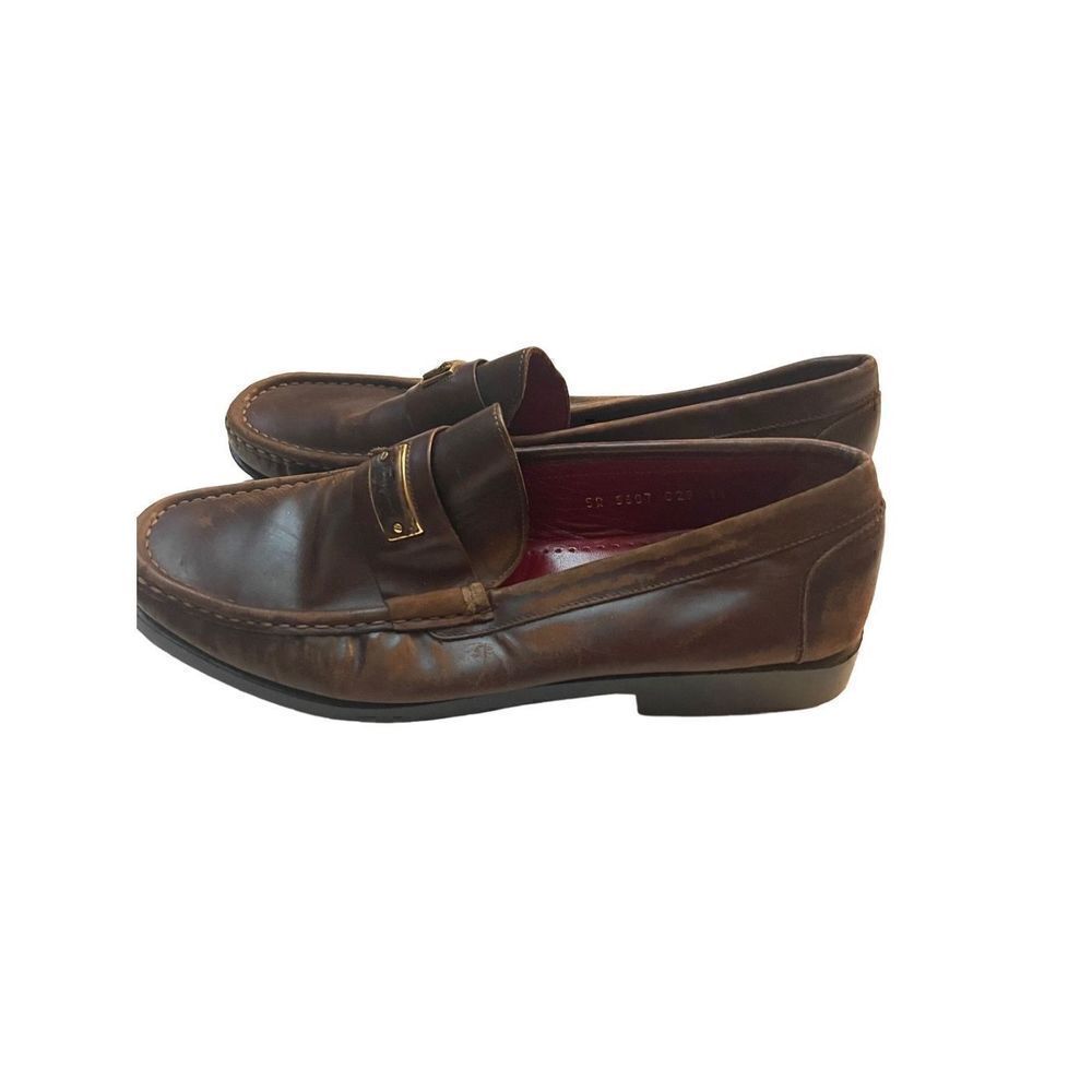 SALVATORE FERRAGAMO SPORT LEATHER LOAFER - Picture 3 of 7